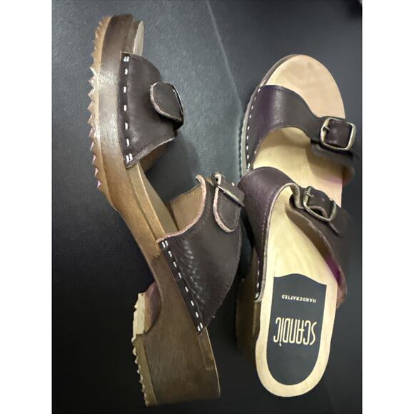 Men’s Scandic Sandal Size 42 Clog Brown